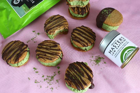 Vegan & Gluten-Free Matcha Ice Cream Sandwiches