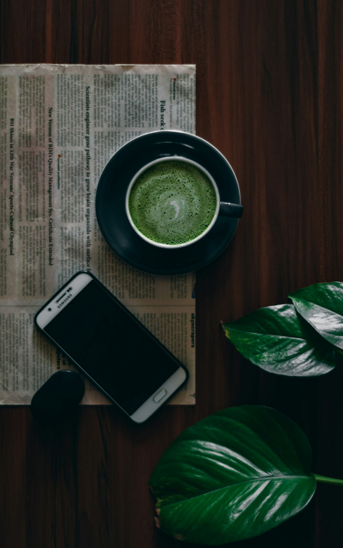 Try organic matcha tea powder for your morning "pick me up".