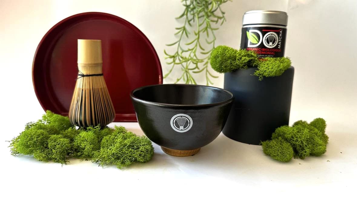 Ceremonial Matcha Bowl - Branded Black
