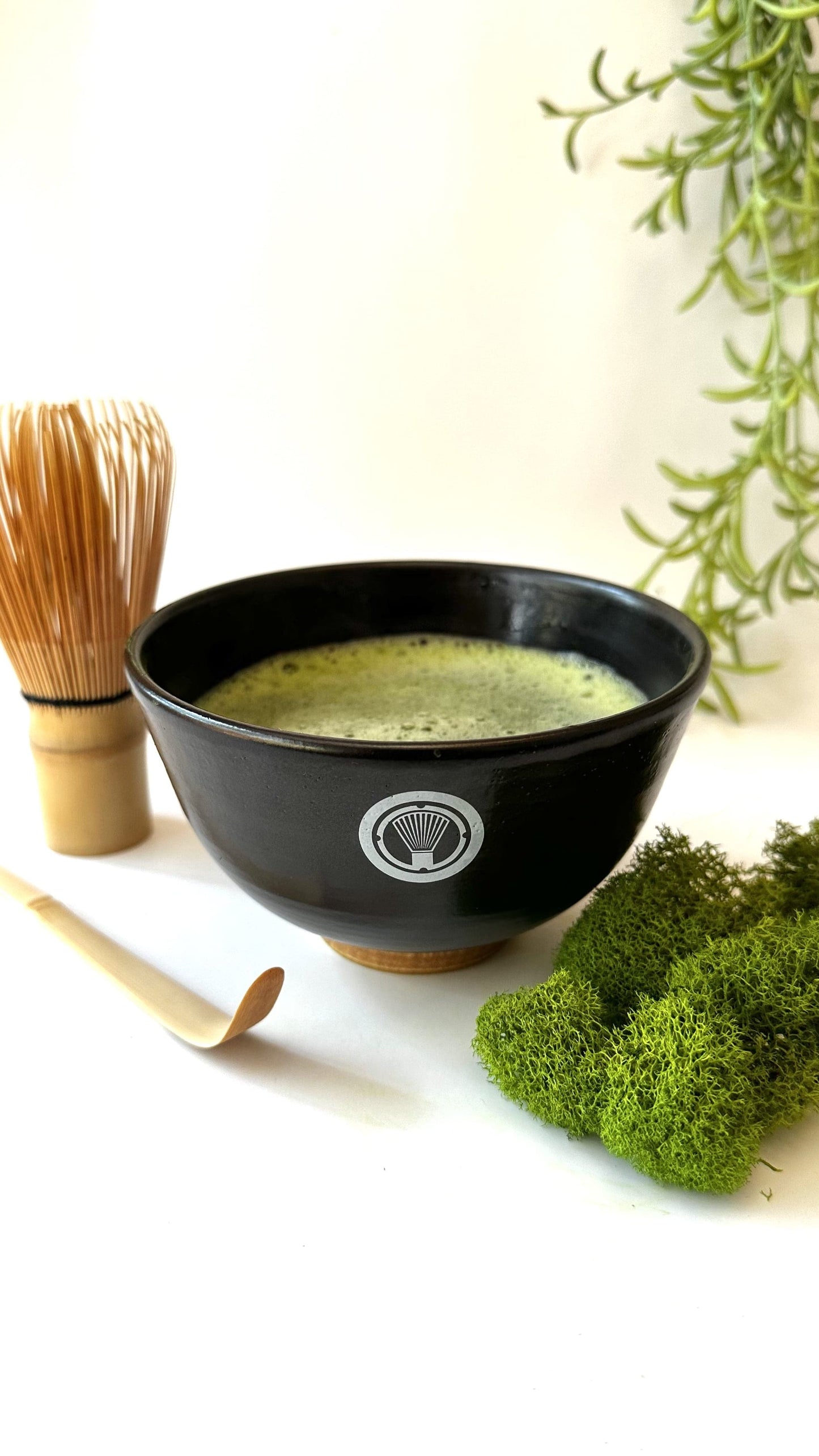 Ceremonial Matcha Bowl - Branded Black